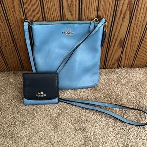Coach purse and matching wallet